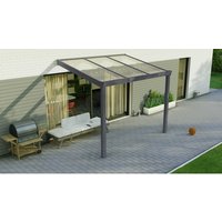 GARDENDREAMS Terrassenüberdachung »Legend«, BxT: 300 x 200 cm, anthrazit / RAL7016 – grau GARDENDREAMS Terrassenüberdachung »Legend«, BxT: 300 x 200 cm, anthrazit / RAL7016 – grau