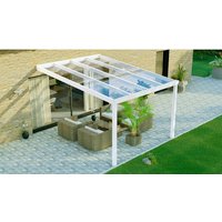 GARDENDREAMS Terrassenüberdachung »Legend«, BxT: 300 x 400 cm, weiß / RAL9016, Glasdach – weiss GARDENDREAMS Terrassenüberdachung »Legend«, BxT: 300 x 400 cm, weiß / RAL9016, Glasdach – weiss