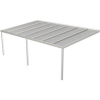 GARDENDREAMS Terrassenüberdachung »Legend«, BxT: 700 x 400 cm, weiß / RAL9016 – weiss GARDENDREAMS Terrassenüberdachung »Legend«, BxT: 700 x 400 cm, weiß / RAL9016 – weiss