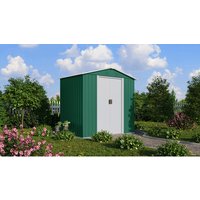 PERGART Gerätehaus »Köln II«, Metall, BxHxT: 194 x 184 x 131 cm (Außenmaße) – gruen PERGART Gerätehaus »Köln II«, Metall, BxHxT: 194 x 184 x 131 cm (Außenmaße) – gruen