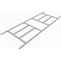 PERGART Fundament »Dresden II«, Stahl, BxL: 291 x – silberfarben PERGART Fundament »Dresden II«, Stahl, BxL: 291 x – silberfarben