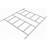 PERGART Fundament »Frankfurt II«, Stahl, BxL: 309 x – silberfarben Rabatt: 13 % PERGART Fundament »Frankfurt II«, Stahl, BxL: 309 x – silberfarben Rabatt: 13 %