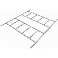 PERGART Fundament »Frankfurt II«, Stahl, BxL: 266 x – silberfarben Rabatt: 13 % PERGART Fundament »Frankfurt II«, Stahl, BxL: 266 x – silberfarben Rabatt: 13 %