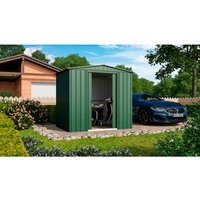 Globel Gerätehaus »Tower«, Stahl, Satteldach, 4,1 m², BxT: 245 x 185 cm, jade – gruen Globel Gerätehaus »Tower«, Stahl, Satteldach, 4,1 m², BxT: 245 x 185 cm, jade – gruen