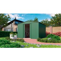 Globel Gerätehaus »Dream«, Stahl, Satteldach, 6,99 m², BxT: 308 x 247 cm, jade – gruen Rabatt: 10 % Globel Gerätehaus »Dream«, Stahl, Satteldach, 6,99 m², BxT: 308 x 247 cm, jade – gruen Rabatt: 10 %