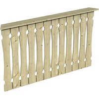 SKANHOLZ Brüstung, BxH: 78,5 x 96 cm, Holz, natur SKANHOLZ Brüstung, BxH: 78,5 x 96 cm, Holz, natur