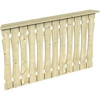 SKANHOLZ Brüstung, BxH: 78,5 x 96 cm, Holz, natur SKANHOLZ Brüstung, BxH: 78,5 x 96 cm, Holz, natur