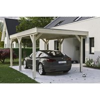SKANHOLZ Carport »Grunewald«, BxT: 321 x 554 cm, Firsthöhe: 243 cm, unbehandelt – beige SKANHOLZ Carport »Grunewald«, BxT: 321 x 554 cm, Firsthöhe: 243 cm, unbehandelt – beige