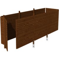 SKANHOLZ Brüstung, Breite: 573 cm, nussbaum SKANHOLZ Brüstung, Breite: 573 cm, nussbaum