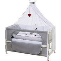 roba Babybett »Adam + Eule«, (BxHxT): 126 x 66 x 157 cm (Rabatt: 8 %) roba Babybett »Adam + Eule«, (BxHxT): 126 x 66 x 157 cm (Rabatt: 8 %)