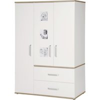 roba Kleiderschrank »Pia«, BxHxT: 134,5 x 193 x 55 cm, 3-türig – weiss roba Kleiderschrank »Pia«, BxHxT: 134,5 x 193 x 55 cm, 3-türig – weiss