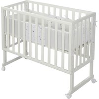 roba Beistellbett, (BxL): 49,5 cm x 90 cm, Holz, weiß – weiss (Rabatt: 8 %) roba Beistellbett, (BxL): 49,5 cm x 90 cm, Holz, weiß – weiss (Rabatt: 8 %)