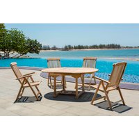 Möbilia Gartentisch, BxLxH: 120 x 120 x 75 cm, Massivholz – beige Möbilia Gartentisch, BxLxH: 120 x 120 x 75 cm, Massivholz – beige