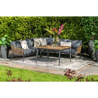GARDEN IMPRESSIONS Loungeset »Bali«, 6 Sitzplätze, Aluminium, inkl. Auflagen – schwarz Rabatt: 22 % GARDEN IMPRESSIONS Loungeset »Bali«, 6 Sitzplätze, Aluminium, inkl. Auflagen – schwarz Rabatt: 22 %