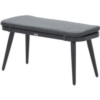 GARDEN IMPRESSIONS Bank »Bali«, Metall, 2-Sitzer, BxHxT: 110 x 50 x 40 cm – schwarz GARDEN IMPRESSIONS Bank »Bali«, Metall, 2-Sitzer, BxHxT: 110 x 50 x 40 cm – schwarz