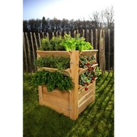 Westmann Hochbeet, BxHxL: 65 x 73 x 65 cm, Holz – beige Westmann Hochbeet, BxHxL: 65 x 73 x 65 cm, Holz – beige