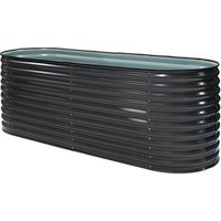 Westmann Hochbeet, BxHxL: 240 x 82 x 80 cm, Stahl – schwarz Rabatt: 20 % Westmann Hochbeet, BxHxL: 240 x 82 x 80 cm, Stahl – schwarz Rabatt: 20 %