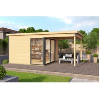 LASITA MAJA Gartenhaus »Domeo 2«, Holz, BxHxT: 504.4 x 239.4 x 300 cm (Außenmaße) – braun LASITA MAJA Gartenhaus »Domeo 2«, Holz, BxHxT: 504.4 x 239.4 x 300 cm (Außenmaße) – braun