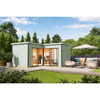 LASITA MAJA Gartenhaus »Domeo 6«, Holz, BxHxT: 500 x 250.8 x 500 cm (Außenmaße) – gruen LASITA MAJA Gartenhaus »Domeo 6«, Holz, BxHxT: 500 x 250.8 x 500 cm (Außenmaße) – gruen