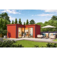 LASITA MAJA Gartenhaus »Domeo 6«, Holz, BxHxT: 500 x 250.8 x 500 cm (Außenmaße) – rot LASITA MAJA Gartenhaus »Domeo 6«, Holz, BxHxT: 500 x 250.8 x 500 cm (Außenmaße) – rot