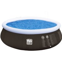 HAPPY PEOPLE Quick-Up Pool, braun, ØxH: 396 x 84 cm Rabatt: 15 % HAPPY PEOPLE Quick-Up Pool, braun, ØxH: 396 x 84 cm Rabatt: 15 %