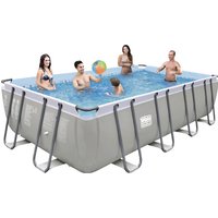 HAPPY PEOPLE Stahlrahmen-Pool grau, BxLxH: 274 x 549 x 122 cm Rabatt: 17 % HAPPY PEOPLE Stahlrahmen-Pool grau, BxLxH: 274 x 549 x 122 cm Rabatt: 17 %