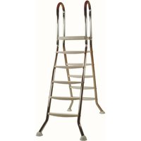 KWAD Pool-Leiter, silberfarben, für freistehende Pools KWAD Pool-Leiter, silberfarben, für freistehende Pools