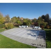 KWAD Poolabdeckung, Breite: 350 cm, Glasfaserverstärkter Kunststoff (GFK) – grau KWAD Poolabdeckung, Breite: 350 cm, Glasfaserverstärkter Kunststoff (GFK) – grau