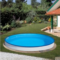 GRE Stahlwand-Pool »BERRY«, weiß, ØxH: 300 x 120 cm – weiss GRE Stahlwand-Pool »BERRY«, weiß, ØxH: 300 x 120 cm – weiss