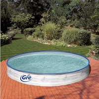 GRE Rundpool, weiß, ØxH: 350 x 120 cm – weiss GRE Rundpool, weiß, ØxH: 350 x 120 cm – weiss