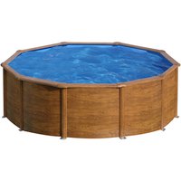 GRE Rundpool »SICILIA«, braun, ØxH: 460 x 120 cm GRE Rundpool »SICILIA«, braun, ØxH: 460 x 120 cm