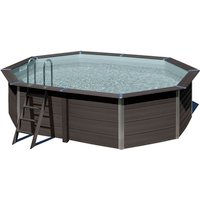 GRE Ovalpool »Avantgarde«, grau, BxHxL: 386 x 124 x 524 cm Rabatt: 39 % GRE Ovalpool »Avantgarde«, grau, BxHxL: 386 x 124 x 524 cm Rabatt: 39 %