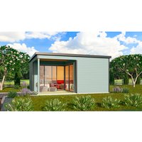 LASITA MAJA Gartenhaus »Domeo 6 Loggia«, Holz, BxHxT: 500 x 250.8 x 500 cm (Außenmaße) – gruen LASITA MAJA Gartenhaus »Domeo 6 Loggia«, Holz, BxHxT: 500 x 250.8 x 500 cm (Außenmaße) – gruen