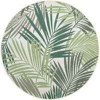 GARDEN IMPRESSIONS Outdoor-Teppich »Naturalis «, BxL: 160 x 160 cm, palm leaf – gruen GARDEN IMPRESSIONS Outdoor-Teppich »Naturalis «, BxL: 160 x 160 cm, palm leaf – gruen