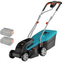 GARDENA Akku-Rasenmäher, 18 V, 2,5 Ah, Schnittbreite: 32 cm, ohne Akku – tuerkis GARDENA Akku-Rasenmäher, 18 V, 2,5 Ah, Schnittbreite: 32 cm, ohne Akku – tuerkis