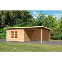 KARIBU Gartenhaus »Northeim«, Holz, BxHxT: 665 x 229,5 x 369 cm (Außenmaße inkl. Dachüberstand) - beige |  Fichte  |  13,32 m² KARIBU Gartenhaus »Northeim«, Holz, BxHxT: 665 x 229,5 x 369 cm (Außenmaße inkl. Dachüberstand) - beige |  Fichte  |  13,32 m²