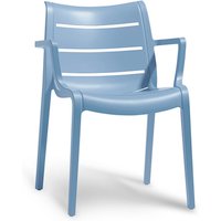 BEST Stapelsessel, Kunststoff, BxHxT: 61 x 82 x 59 cm – blau BEST Stapelsessel, Kunststoff, BxHxT: 61 x 82 x 59 cm – blau