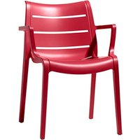 BEST Stapelsessel, Kunststoff, BxHxT: 61 x 82 x 59 cm – rot BEST Stapelsessel, Kunststoff, BxHxT: 61 x 82 x 59 cm – rot