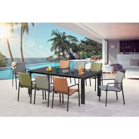 BEST Diningset »Positano«, 9-tlg., Aluminium – grau BEST Diningset »Positano«, 9-tlg., Aluminium – grau