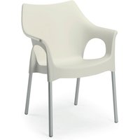 BEST Stapelsessel, Metall, BxHxT: 59 x 82 x 56 cm – silberfarben BEST Stapelsessel, Metall, BxHxT: 59 x 82 x 56 cm – silberfarben