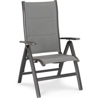 BEST Klappsessel, Metall, BxHxT: 67 x 112 x 67 cm – grau BEST Klappsessel, Metall, BxHxT: 67 x 112 x 67 cm – grau