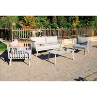 acamp® Loungeset »GONDOLA«, 4 Sitzplätze, Polyester, inkl. Auflagen – grau Rabatt: 39 % acamp® Loungeset »GONDOLA«, 4 Sitzplätze, Polyester, inkl. Auflagen – grau Rabatt: 39 %