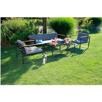 acamp® Loungeset »SPACE«, 5 Sitzplätze, Polyester, inkl. Auflagen – grau Rabatt: 39 % acamp® Loungeset »SPACE«, 5 Sitzplätze, Polyester, inkl. Auflagen – grau Rabatt: 39 %