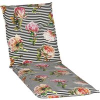 BEO Liegenauflage »Turin«, rosé/pink, Blumen, BxL: 58 x 191 cm – rosa | schwarz BEO Liegenauflage »Turin«, rosé/pink, Blumen, BxL: 58 x 191 cm – rosa | schwarz