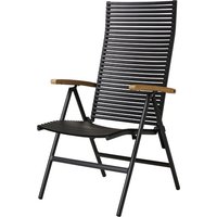 Cinas Gartenstuhl »Mood Position«, BxH: 60 x 111 cm, Aluminium – schwarz Cinas Gartenstuhl »Mood Position«, BxH: 60 x 111 cm, Aluminium – schwarz