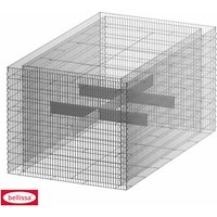 BELLISSA Hochbeet »Premium«, BxHxL: 120 x 100 x 200 cm, verzinkter Stahl – silberfarben BELLISSA Hochbeet »Premium«, BxHxL: 120 x 100 x 200 cm, verzinkter Stahl – silberfarben