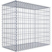 Gabiona Gabione, silbergrau, Maschenweite 5 cm x 10 cm, Spirale – silberfarben Gabiona Gabione, silbergrau, Maschenweite 5 cm x 10 cm, Spirale – silberfarben