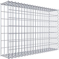 Gabiona Gabione, silbergrau, Maschenweite 5 cm x 10 cm, Spirale – silberfarben Gabiona Gabione, silbergrau, Maschenweite 5 cm x 10 cm, Spirale – silberfarben