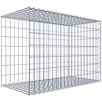 Gabiona Gabione, silbergrau, Maschenweite 5 cm x 10 cm, Spirale – silberfarben Gabiona Gabione, silbergrau, Maschenweite 5 cm x 10 cm, Spirale – silberfarben