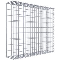 Gabiona Gabione, silbergrau, Maschenweite 5 cm x 10 cm, Spirale – silberfarben Gabiona Gabione, silbergrau, Maschenweite 5 cm x 10 cm, Spirale – silberfarben